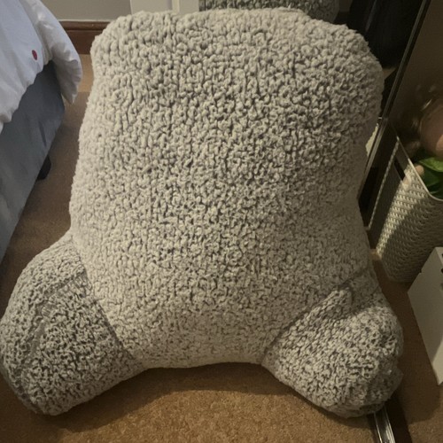 Grey large pillow with arms - large,