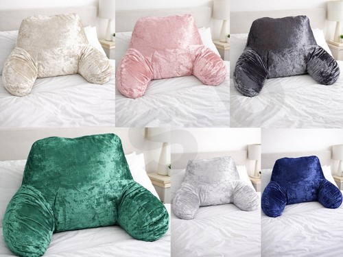 Crushed velvet backrest pillow - crushed,