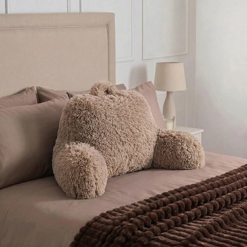 Teddy fleece reading - teddy, pillow