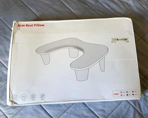 Arm rest pillow white - pillow,