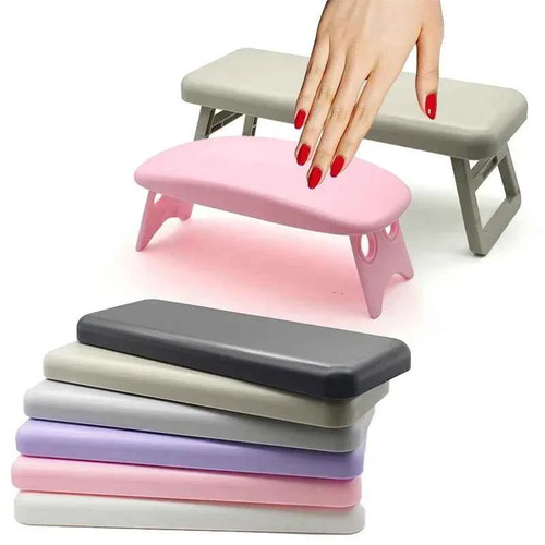 Foldable nail hand rest - foldable,