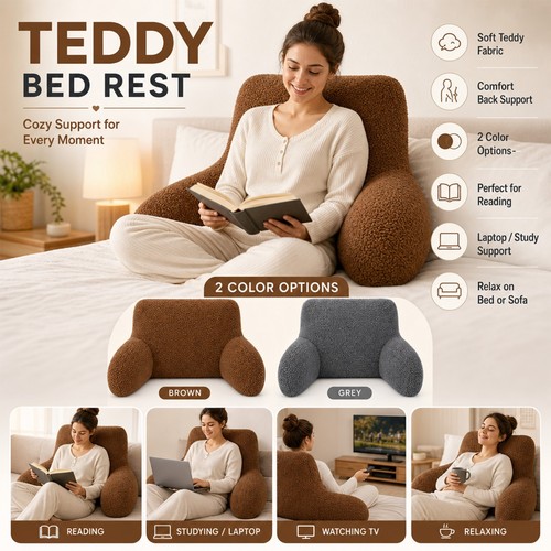 Teddy bedrest reading - bedrest,
